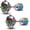 Multicolor, variant on Screw Back Mens Earrings Stud Surgical Stainless Steel Studs Earrings for Women Men Hypoallergenic Cubic Zirconia Flat Back Screw on Earring for Multiple Piercing