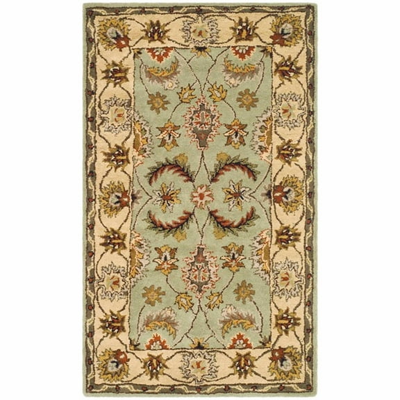 Safavieh HERITAGE, SAGE / IVORY, 3' X 5', Area Rug