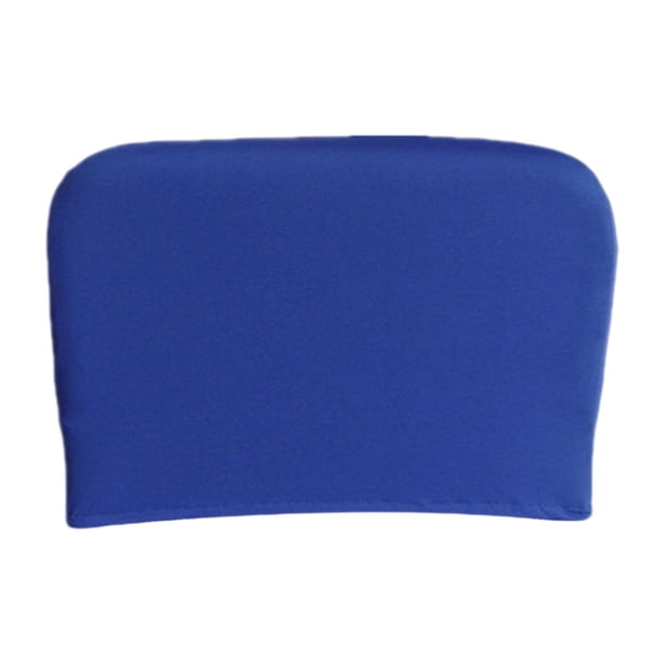Funda elástica extraíble para respaldo de silla de computadora, funda para silla de escritorio giratoria Azul 35x48cm