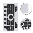 thumbnail image 3 of SPRING Car Button Repair Decal Sticker For 308 For 3008 For C3 For C5 Nav Radio Push Button Car Accessories Vinyl Repair Stickers, 3 of 9