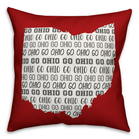 Go Ohio 18x18 Indoor Outdoor Pillow Walmart Com