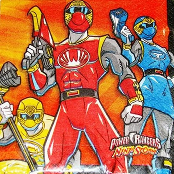 Power Rangers 'Ninja Storm' Small Napkins (16ct)