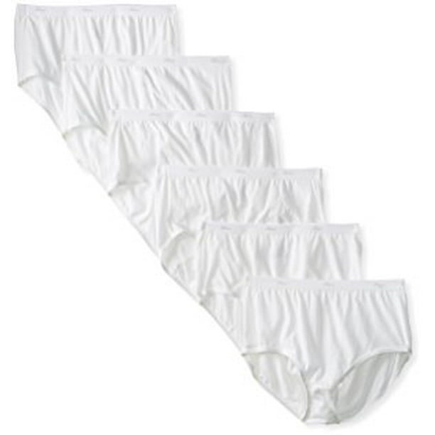 Hanes Hanes Women's Cool Comfort Cotton Brief Underwear, 6Pack