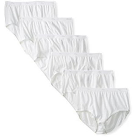 Women's Cotton No Ride Up Brief Panties - 6 Pack