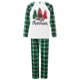 thumbnail image 4 of Pijama navideño a juego: camisa de manga larga con estampado de árbol de Navidad y pantalón a cuadros elástico. Ropa de estar por casa suave., 4 of 9