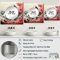 thumbnail image 4 of Designart "Masterpiece Pink Great Wave of Kanagawa II" Nautical & Beach Square Mirror For Wall Decor - Large Pink Square Printed Wall Mirror Art - Wall Mounted Square Large Mirror, 4 of 5