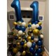 thumbnail image 4 of Globo con números de 40 cm, azul oscuro, grabado con números para la primera celebración, 4 of 6