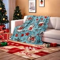 thumbnail image 1 of onlyliua ¡ Ofertas Del Día Liquidación Prime! Manta de Franela Navideña con Elementos Navideños, Manta para La Siesta En El Sofá Del Dormitorio., 1 of 6
