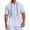 White-A#50610BB, variant on Hearthz Men’s Linen Blend Hooded Henley Shirts Drawstring Button Men's Shirts Short Sleeve Summer Beach Men's T-Shirts