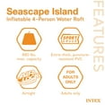 thumbnail image 6 of Intex Seascape Island Water Lounge with Built In Cooler and Backrests, 6 of 12