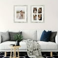 thumbnail image 4 of 4pcs - Distressed White Wooden 8x10 Picture Frame | Tabletop or Wall Decor, Gallery Photo Frames, 4 of 5