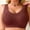 Coffee, variant on Jelly Bra Bandeau Bra Ladies Comfortable No Steel Ring Breathable Woman Plus Size Bra Woman Underwear White 3X