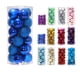 thumbnail image 1 of Bola de Adornos YONGSHENG 24 Quilates Multicolores 2.36 Pulgadas Azul Oscuro, 1 of 4