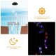 thumbnail image 2 of 1 lámpara de campanillas de viento solares colgantes para jardín, lámpara de campanillas de viento con forma de estrella y luna., 2 of 5