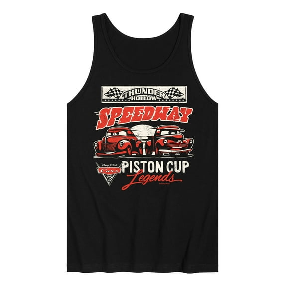 Disney Cars - Thunder Hollow Speedway Piston Cup Legends - Men's Jersey Tank Top