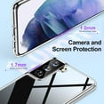 thumbnail image 6 of for Samsung Galaxy S21 Plus Case Clear [Anti-Yellowing] Anti-Scratch Transparent Hard Back and Soft Edge [Military Grade Drop Protection] Shockproof Phone Cover - Purple, 6 of 11