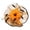 Orange, variant on Stylish Elegant Women's Headband Headwear Feather Fascinator Wedding Party Cap Hair Accessory For Bridal Event Decorative Classic Orange