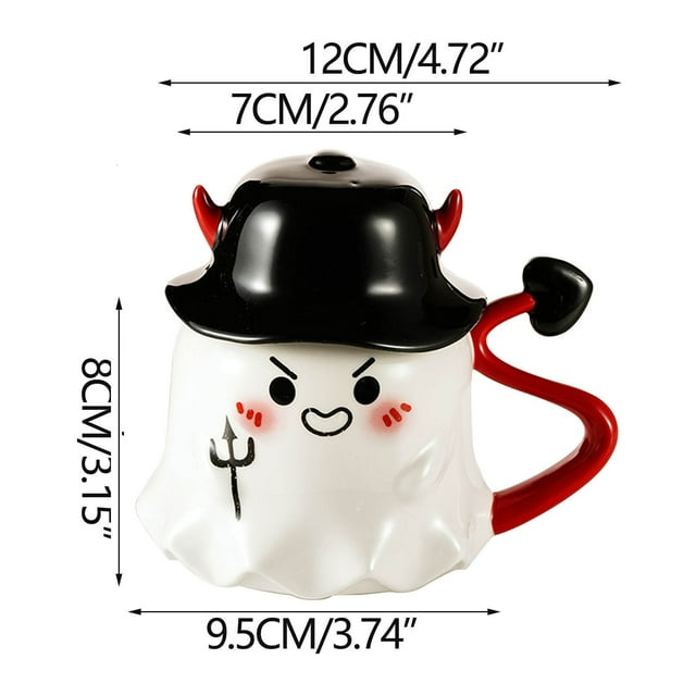 Taza Fantasma Personalizada Taza Demonio Fantasma de Halloween