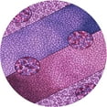 thumbnail image 1 of Ahgly Company Machine Washable Indoor Square Transitional Dark Magenta Purple Area Rugs, 3' Square, 1 of 7