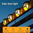 thumbnail image 4 of YZEGDCH Solar Lights Outdoor Waterproof 1PC Solar LED Decoration Wall Light Fence Courtyard Square Light Fence Wall Light Outdoor Light(White Light + Colored Light) Home, 4 of 9