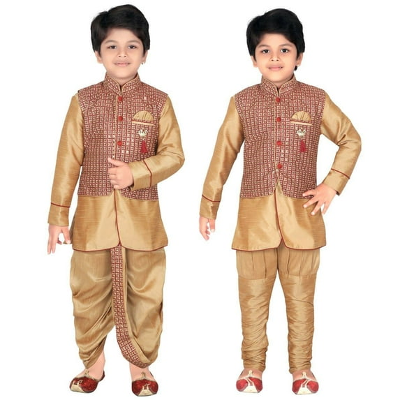 Ahhaaaa Kids Jodhpuri Suits Set for Boys (kids ethnic wear boys)