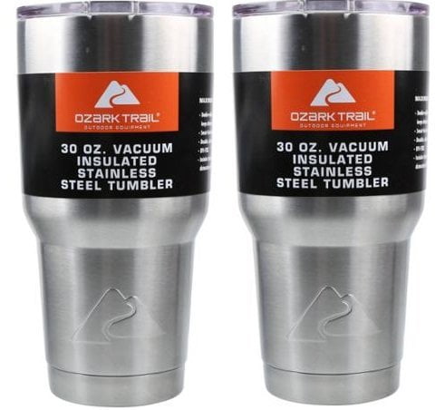 Ozark Double-Wall Insulated stainless steel tumblers - set of 2, 30 oz
