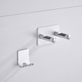 thumbnail image 3 of Injueey Soporte de montaje en pared de aluminio, soporte adhesivo, gancho de enchufe, estante, decoración, reemplazo de baño para accesorios de secador Juegos de accesorios de baño Plata Injueey JJ23435-00, 3 of 6