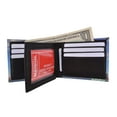 thumbnail image 2 of Men's Genuine Leather Bifold Multi Card ID Center Flap Wallet with Graphics 1246, 2 of 14