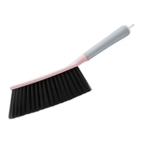 Pedty Dust Brush Hand Broom Bench Brush with Long Wood Handle Whisk Broom Soft Bristle Brush for Cleaning Clothes, Sofa, Bed Sheets and Carpet,