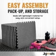 thumbnail image 5 of 10pcs Extra Thick Interlocking Foam Gym Mats, Large Soft Exercise Floor Tiles for Home Fitness, 5 of 5