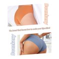 thumbnail image 6 of Buankoxy No Show Underwear for Women Seamless Briefs Mid-waist Soft No Panty Lines 5 Pack Size 7, 6 of 9