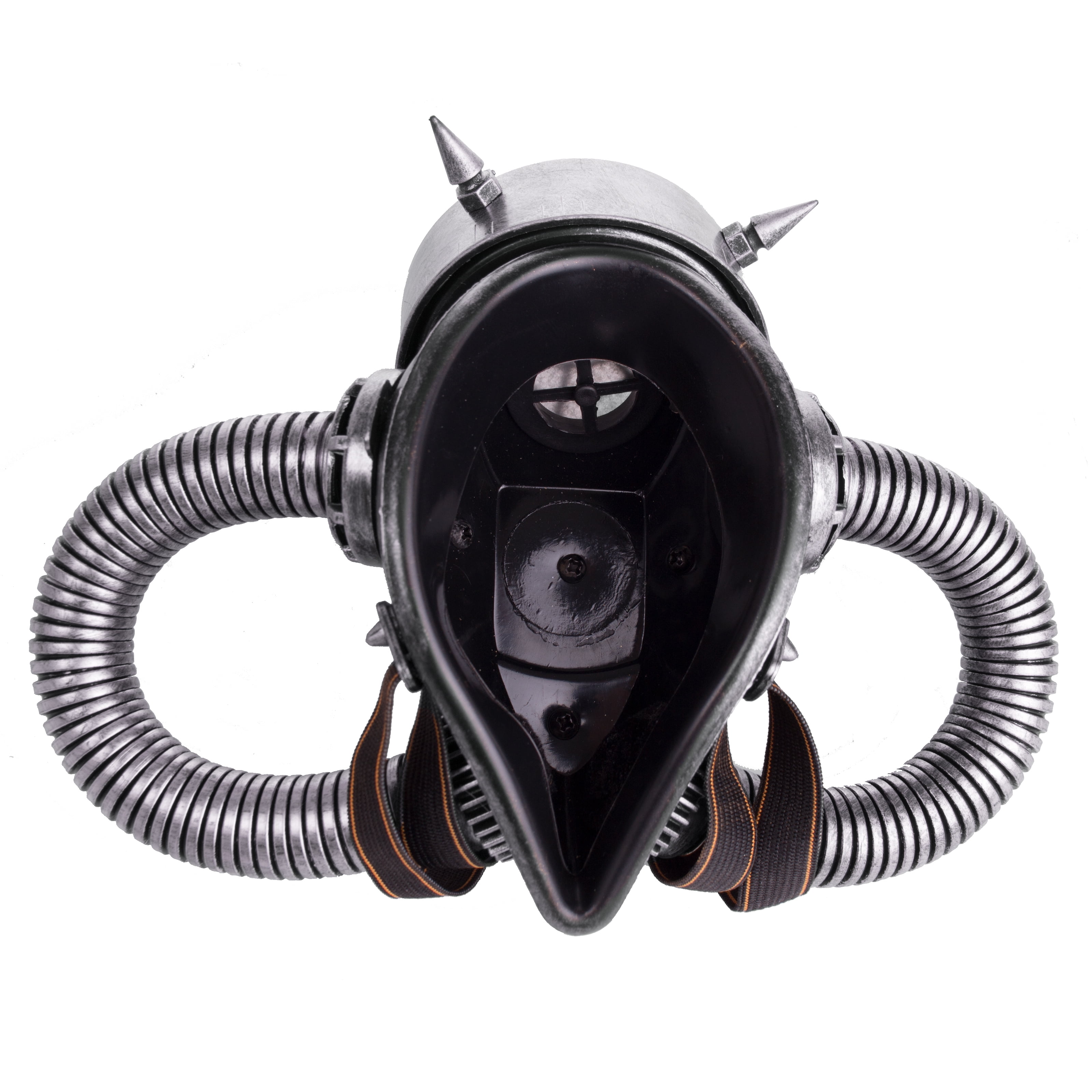 【楽ギフ_のし宛書】 Steampunk Halloween Silver Face Adult Respirator Wastelander 個人装備