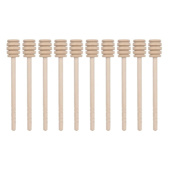 Honey Dipper Stick,10PCS Wood Honey Stick Honey Mixing Stick Honey Stick Achieve More
