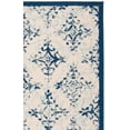 thumbnail image 5 of Safavieh Courtyard Duana Geometric Indoor/Outdoor Area Rug, Ivory/Navy, 5'5" x 7'7", 5 of 9