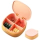 thumbnail image 1 of Cute Pill Organizer Small Pill Box Portable Travel Pill Box for Purse Small Daily Pill Cases for Vitamin Fish Oil Supplements Container (Pink,2 ）, 1 of 5