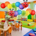 thumbnail image 3 of Dserhfy 7 Pcs Caterpillar Paper Lanterns Caterpillar Themed Birthday Party Decoration with Eyes Mouth for School Classroom Ceiling Hanging Decor, 3 of 7