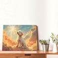 thumbnail image 4 of Balery Sunshine Golden Cloud Dog Pattern Canvas Decorative Picture – 30x40in Premium Wall Art, Modern Canvas Print for Home Decor（Horizontal）, 4 of 6
