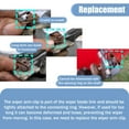 thumbnail image 6 of 2x Windshield Wiper Motor to Linkage Transmission Arms Special Clip for Ford, 6 of 12