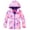Dark Pink, variant on Happy Cherry Kids Rain Jackets Lightweight Hooded Boys Waterproof Raincoat Girls Fleece Lined Windbreakers Windproof for Outdoor Cycle Hiking 3-4 Years Blue
