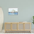 thumbnail image 2 of Stupell Industries Traditional Sailboat Ocean Landscape Cliffside Coast Painting, 30 x 24, Design by Lula Bijoux Studio, 2 of 7