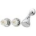 thumbnail image 2 of Homewerks Worldwide 210526 2 Acrylic Hand Bay Pointe Shower Faucet, Chrome, 2 of 2