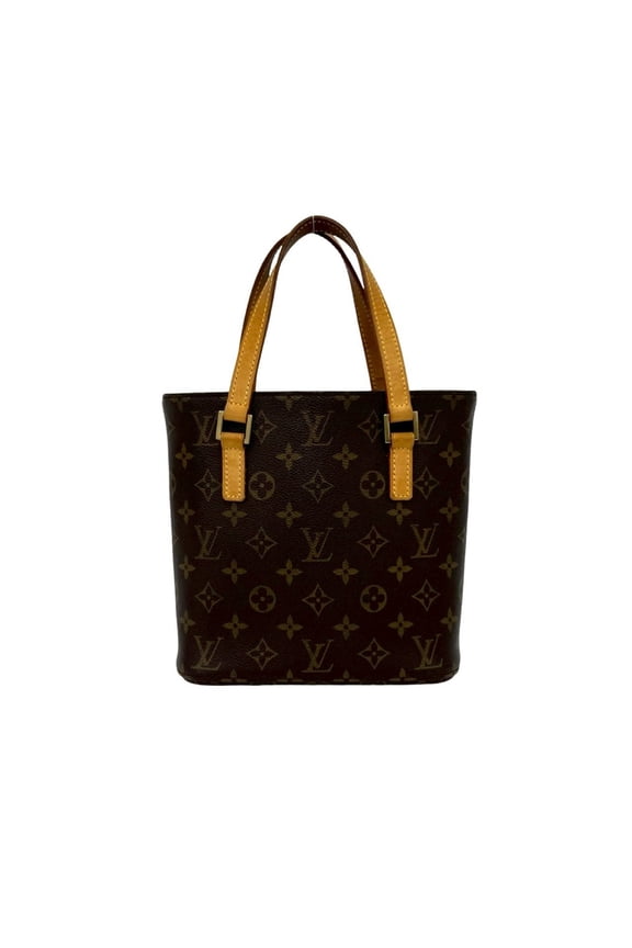 Pre-Owned LOUIS VUITTON Vavin PM Monogram Leather Handbag Mini Tote Bag Brown 24153