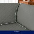 thumbnail image 5 of Subrtex Reversible Sectional Corner Sofa Slipcover L Shape Corner Covers with Elastic Straps (Light Gray), 5 of 8