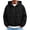 Black, variant on Dpjklzsn Men's Waterproof Hooded Windbreaker Jacket, Full Zip Long Sleeve Casual Outdoor Coat with Zipper Pockets