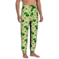 thumbnail image 4 of Kdxio Avocado Green Striped Pattern Joggers,Sweatpants for Men with Pockets-XX-Large, 4 of 5