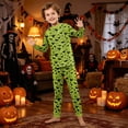 thumbnail image 5 of Racifhz Matching Family Halloween Pajamas Set Soft Long Sleeve Top and Pants Loungewear Holiday Sleepwear Cozy Nightwear for Family Autumn Fall Theme Party and Gifts, 5 of 7