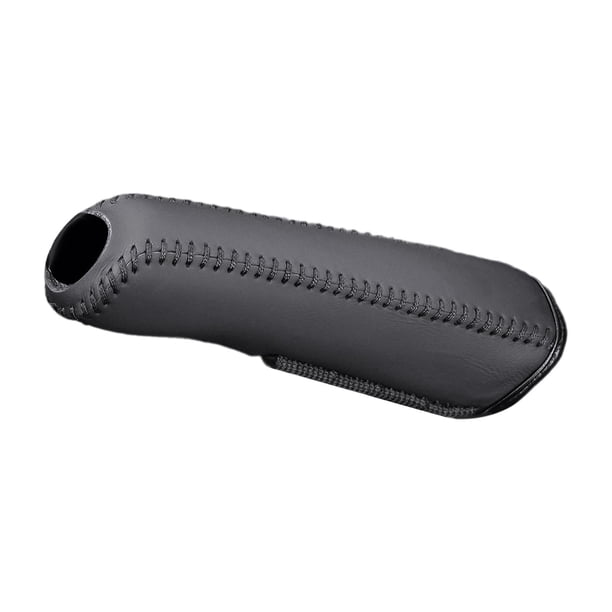 Funda para pomo de palanca de cambios de coche, decoración, suave, estable, profesional, cómoda, moderna. Línea negra y negra