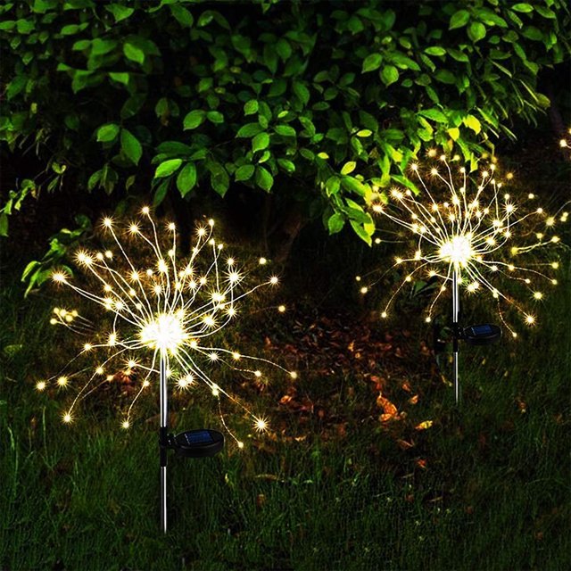 Luces solares para jardín, luces solares para decoración al aire libre, árbol Artificial multicolor regulable DIY, Solar