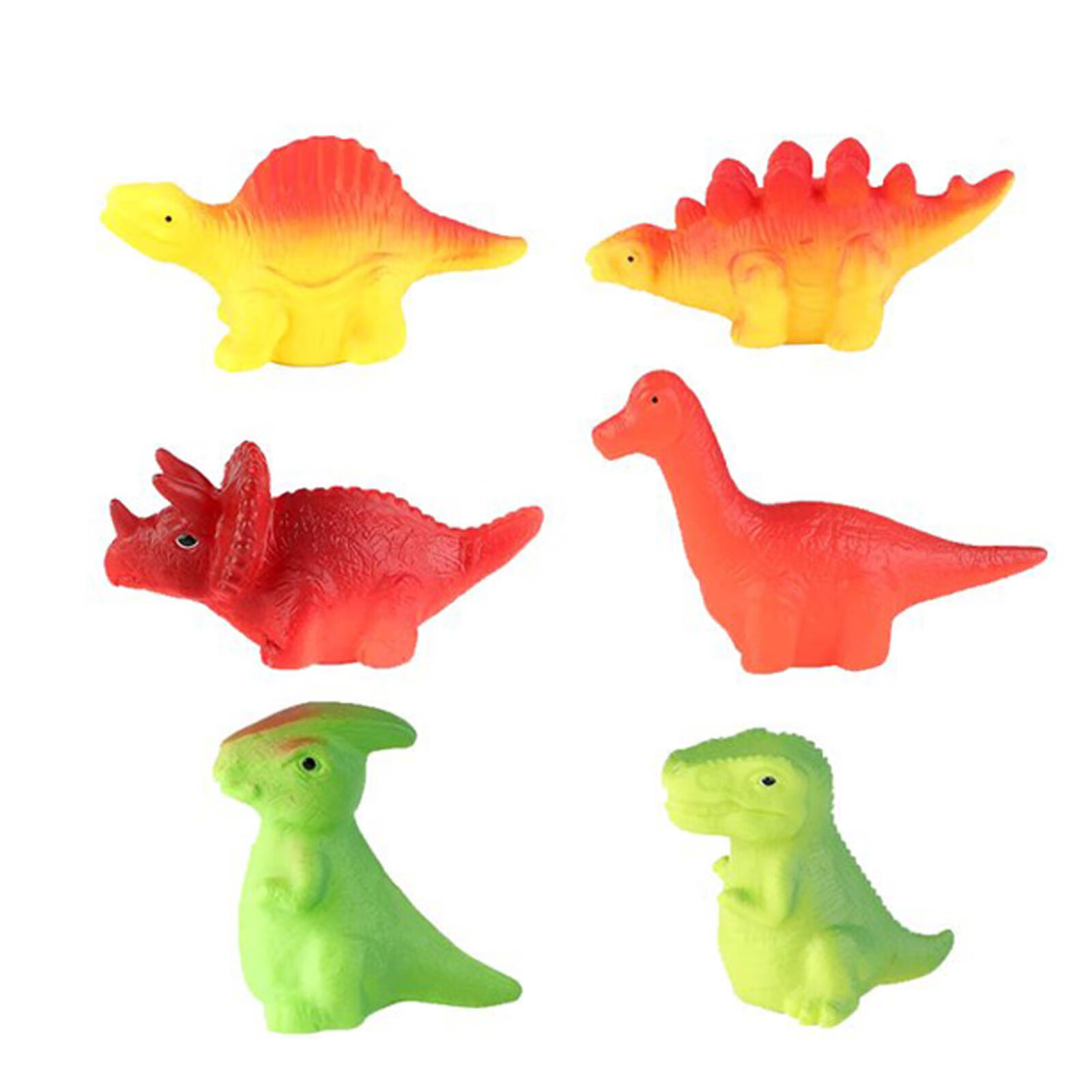 Bath Toys 6 Pieces Led Light Up Dinosaur Baby Bath Toys Led Floating