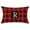 R, variant on KCEHTA Christmas Pillow Covers 12x20 inch Red and Black Buffalo Check Plaid Throw Pillow Covers Initial Pillow Covers Letter K Farmhouse Decorative Pillowcases for Couch Sofa Bed Home Decor